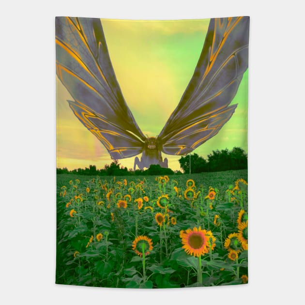 Mothra Tapestry by Living Dead Division