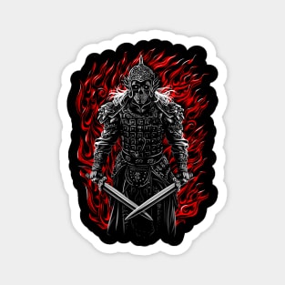 Mongolian warrior Magnet