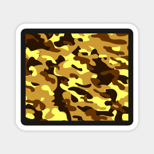 Camouflage Brown Magnet