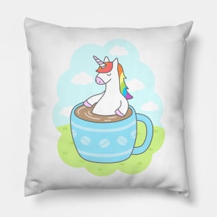 Unicorn Coffee Pillow