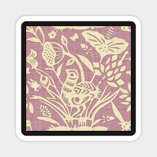 Papercut Garden (pink inv) Magnet