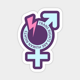 Trans Rights T-Shirt Human Rights LGBTQ Protest Magnet