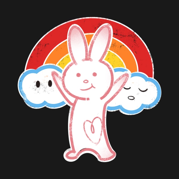 Rainbow Rabbit by LycheeDesign