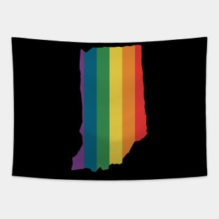 Indiana State Rainbow Tapestry