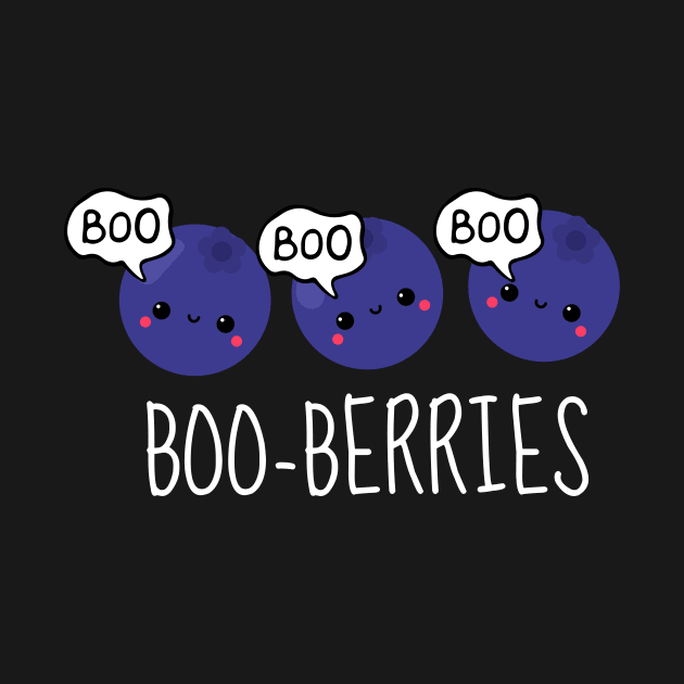 Boo-Berries Funny Blueberries by DesignArchitect