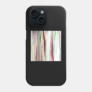 striped colourful abstract pattern Phone Case