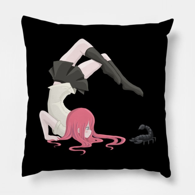 Scorpio Girl Pillow by valentinahramov