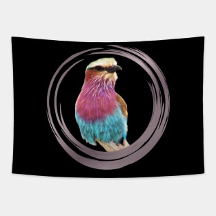 Lilac breasted Roller - Bird - Graphic - Bird in Africa Tapestry