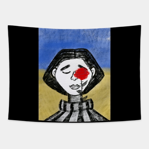 Support Ukraine custom art Tapestry by Nastya Li