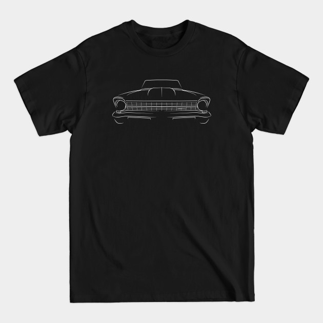 1967 Chevy II Nova - front stencil, white - Muscle Car - T-Shirt