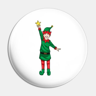 Elves Christmas Christmas star Pin