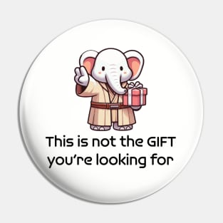 White Elephant Pin