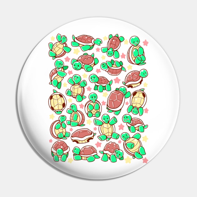 Adorable Turtle pattern all over Pin by TechraNova