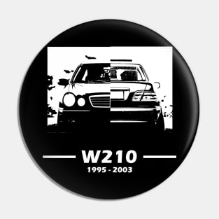 W210 limousine classic retro Pin