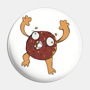 Crazy Donut Pin