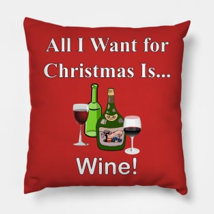 Christmas Wine Pillow