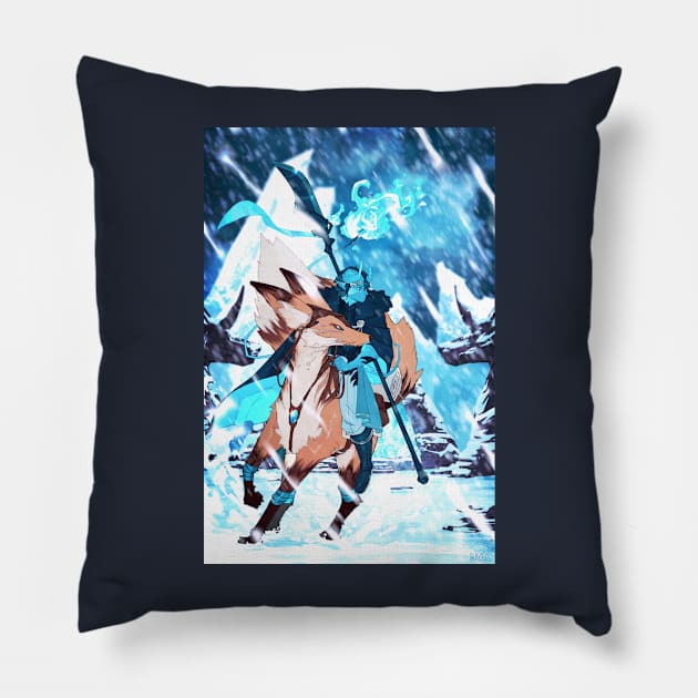 Vixen - Illustration Version Pillow by KeyFox