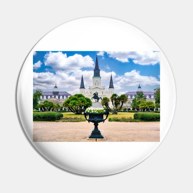 Jackson Square and the St. Louis Cathedral Pin by jforno