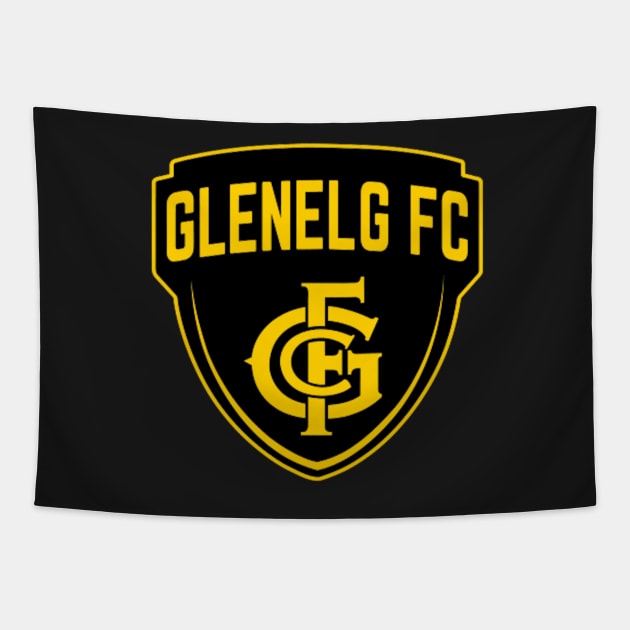 Glenelg football club | AFL Aussie football Tapestry by euror-design