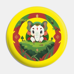 India Lore Elephant Pin