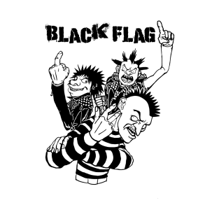 Punk Rock Man Of Black Flag T-Shirt