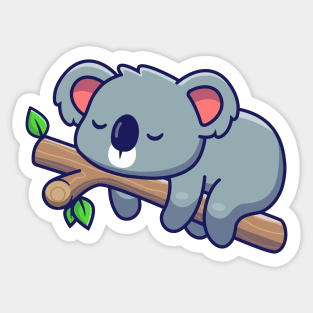 Lazy Koala Stickers 