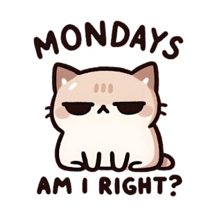 Cat's Take on the Monday Blues T-Shirt