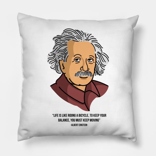 QUOTES FOR LIFE Pillow by AWANG ART STUDIO