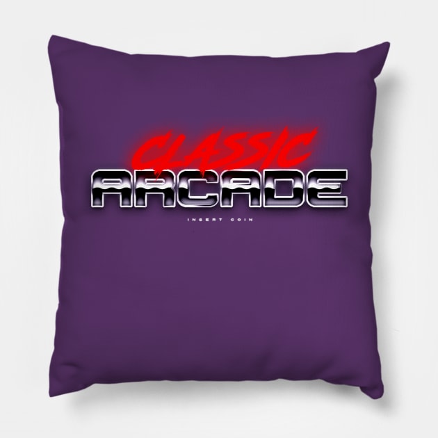 Classic Arcade Full Color Pillow by toyzntech