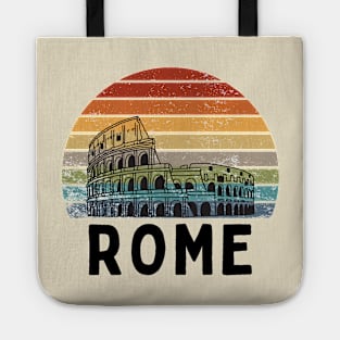 Rome sunset design Tote