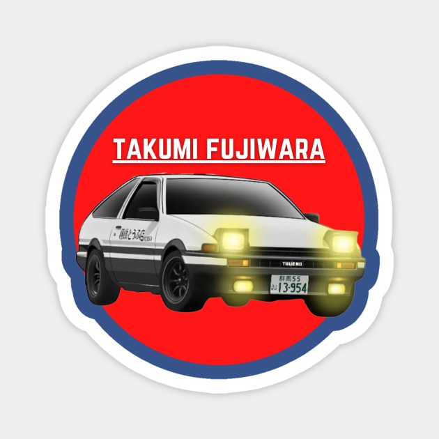 takumi fujiwara Magnet by MOTOSHIFT