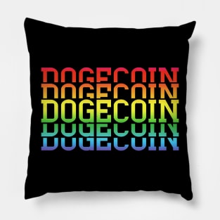 Dogecoin Pride Pillow