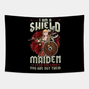 I'm A Shield Maiden - Viking Warrior Girl Gift Tapestry