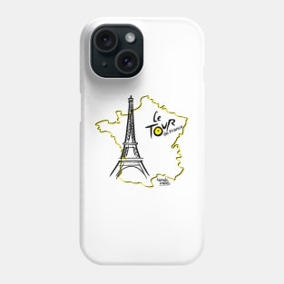 Eifel tower Tour de France Phone Case