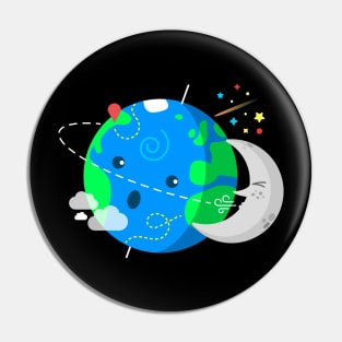 Planetary Teamwork Pin