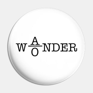 Wander wonder Pin