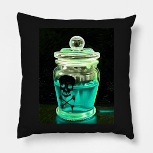 Poison in a potion bottle deadly Pillow