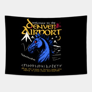 Welcome To The Denver Airport Tapestry