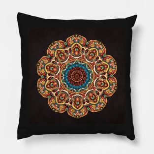 Trippy Mandala Pillow