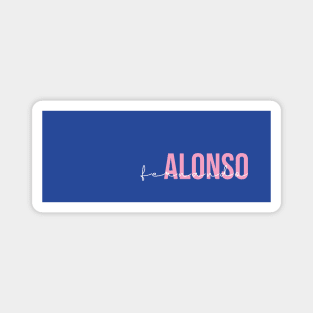 Fernando Alonso Driver Name - 2022 Season #5 Magnet