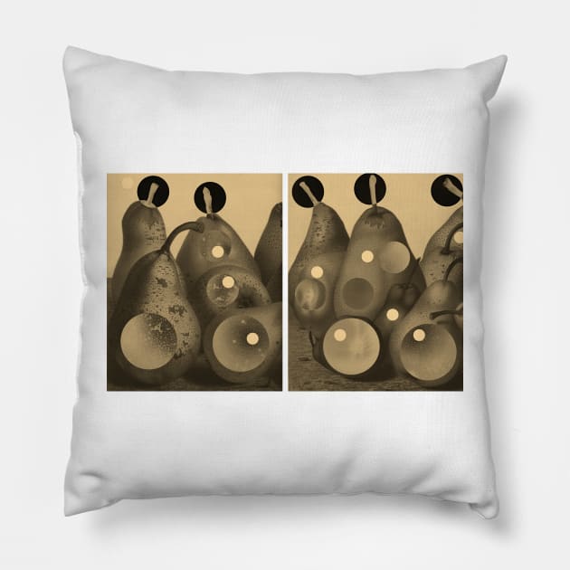 stylized pear viral Pillow by Marccelus