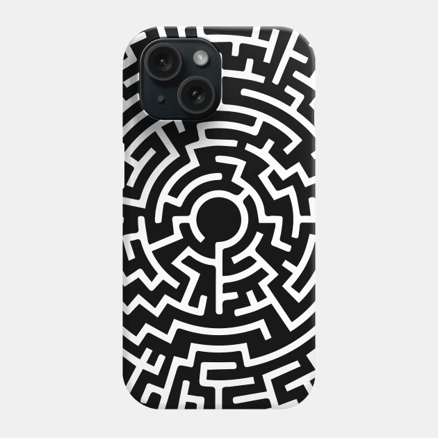 Circular Labyrinth Phone Case by CelestialStudio