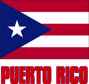 The Pride of Puerto Rico - Puerto Rican Flag and Language Magnet