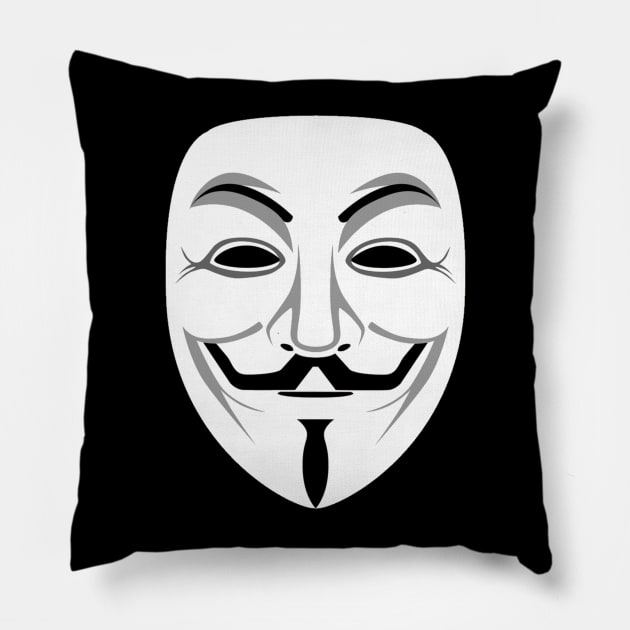 Guy Fawkes Pillow by radiogalaxy