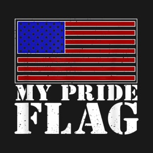 This Is My Pride Flag USA American 4th Of July Patriotic T-Shirt