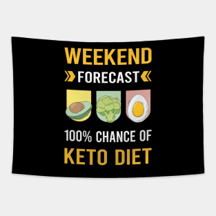 Weekend Forecast Keto Diet Ketogenic Ketone Ketosis Tapestry