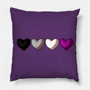 Colorful Hearts Pillow