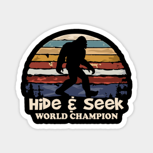 NEW COLOR HIDE AND SEEK WORLD CHAMPION Magnet