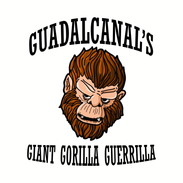 Guadalcanal's Giant Gorilla Guerrilla by NikSwiftDraws