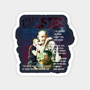 Chester Bennington t shirt design Magnet